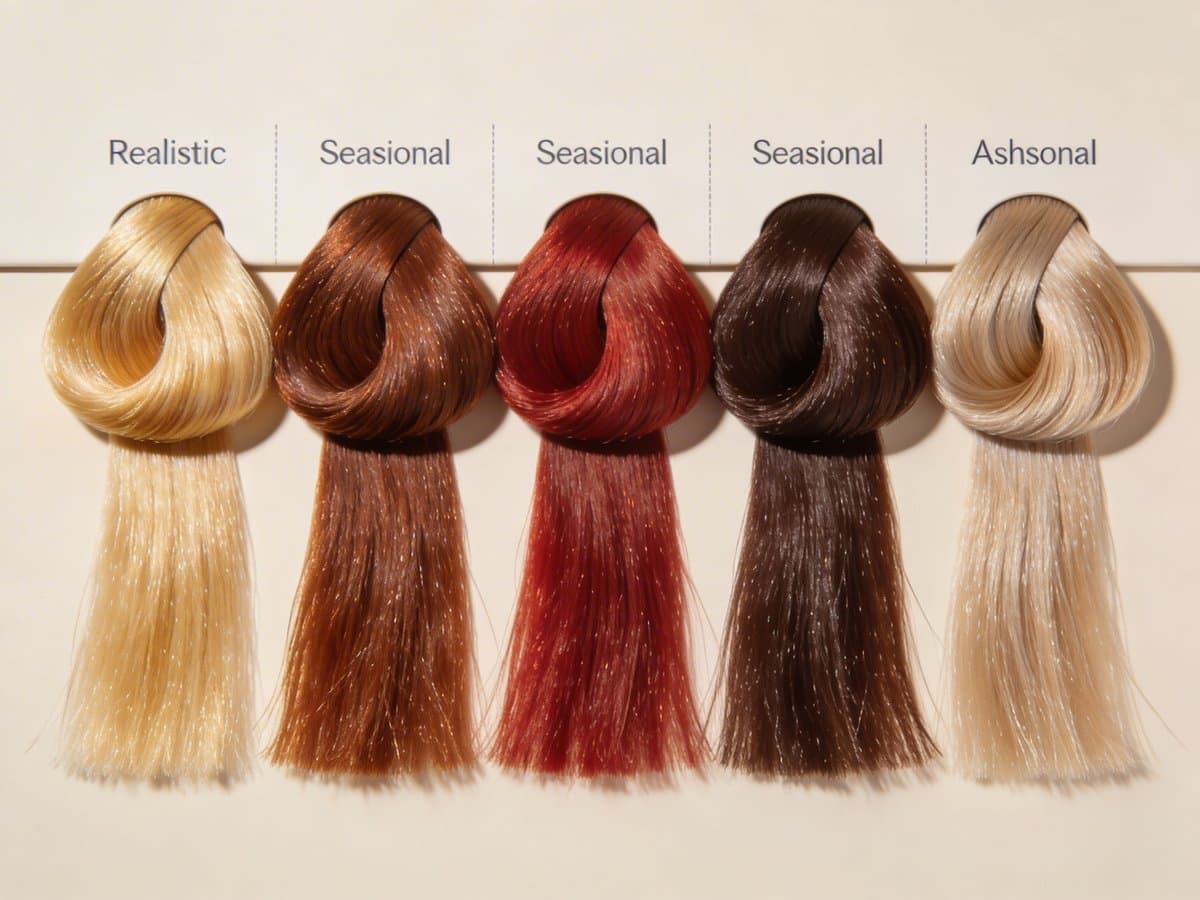 Colour analysis and hair colouring: ideal shade