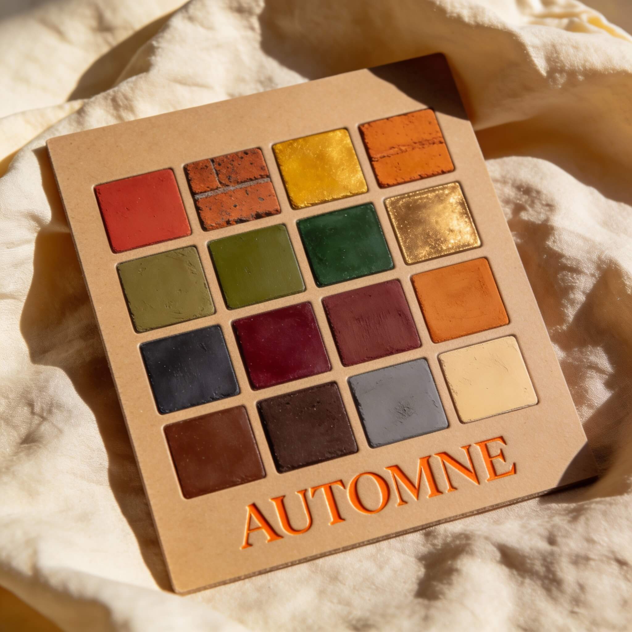 Autumn colour palette — warm, deep and earthy colours